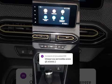 Video computer di bordo su dacia Sandero stepway 2024