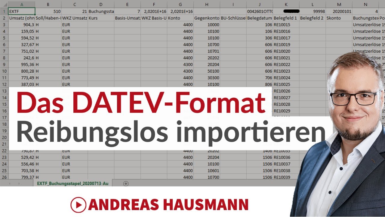 Update Das DATEV Format - so importierst du Dateien reibungslos in DATEV Rechnungswesen