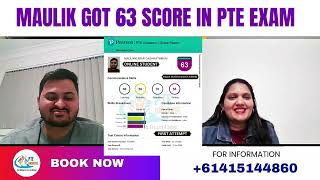 Pte Success Story | Maulik Scored 63 In Pte Academic In Just 2 Weeks | Student Testimonial