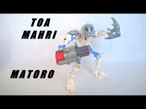 Лего Бионикл: Обзор набора Тоа Мари Маторо 8915  (Lego Bionicle Toa Mahri Matoro 8915 set reviewi)