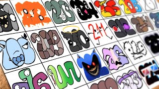 Drawing Number Lore 201-225 / How to draw Number Lore