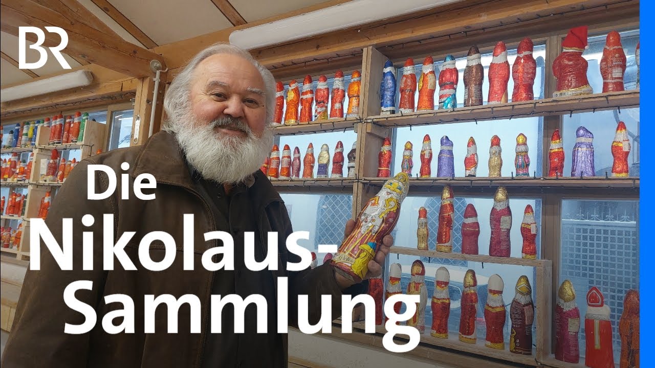 Gips statt Schokolade: Nikolaus-Sammler stellt aus | Schwaben + Altbayern | BR