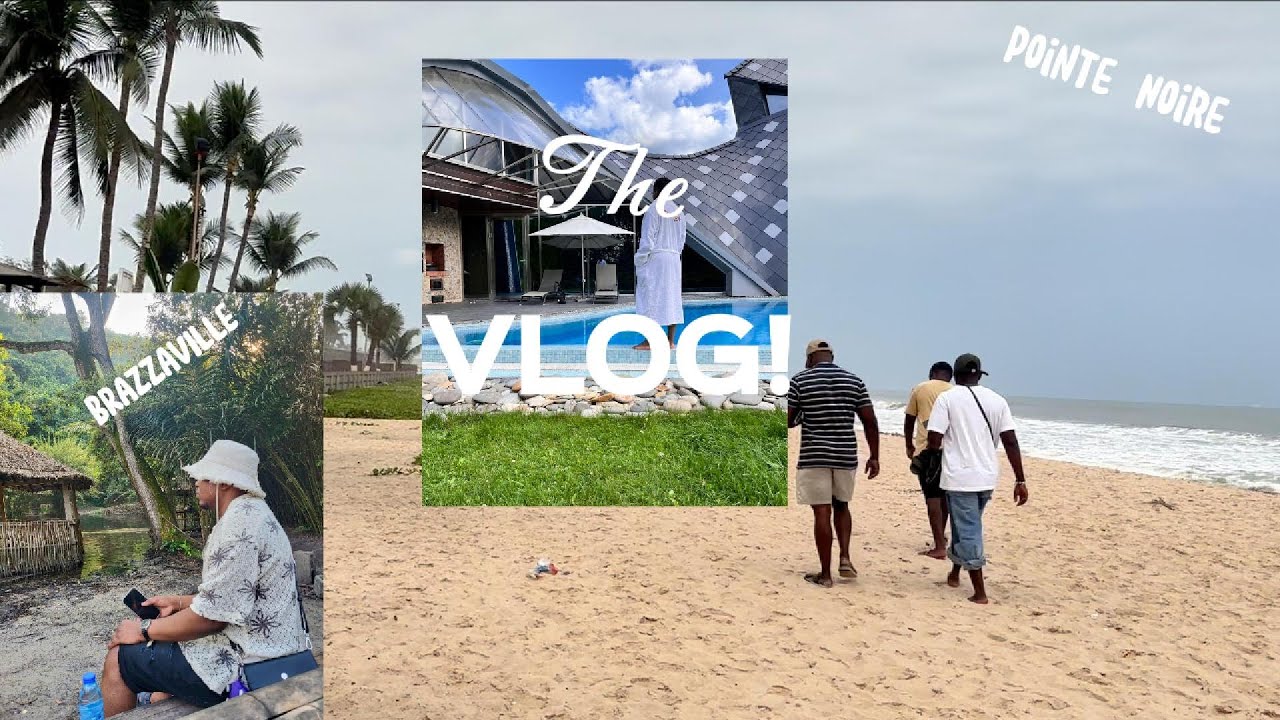 Mon Séjour au Congo  🇨🇬 , Je Visite La Plage de Pointe-Noire (Partie 1)