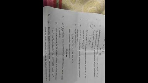 M.Sc previous mathematics paper Fourth paper Differential Geometry and Tensor Analysis 2024