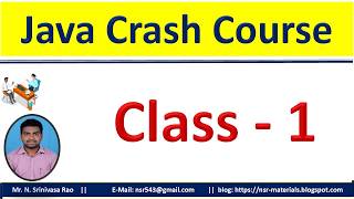 Java Crash Course (Class-1) Naming Conventions in Java (Pascal case, Camel case, lower & upper case)