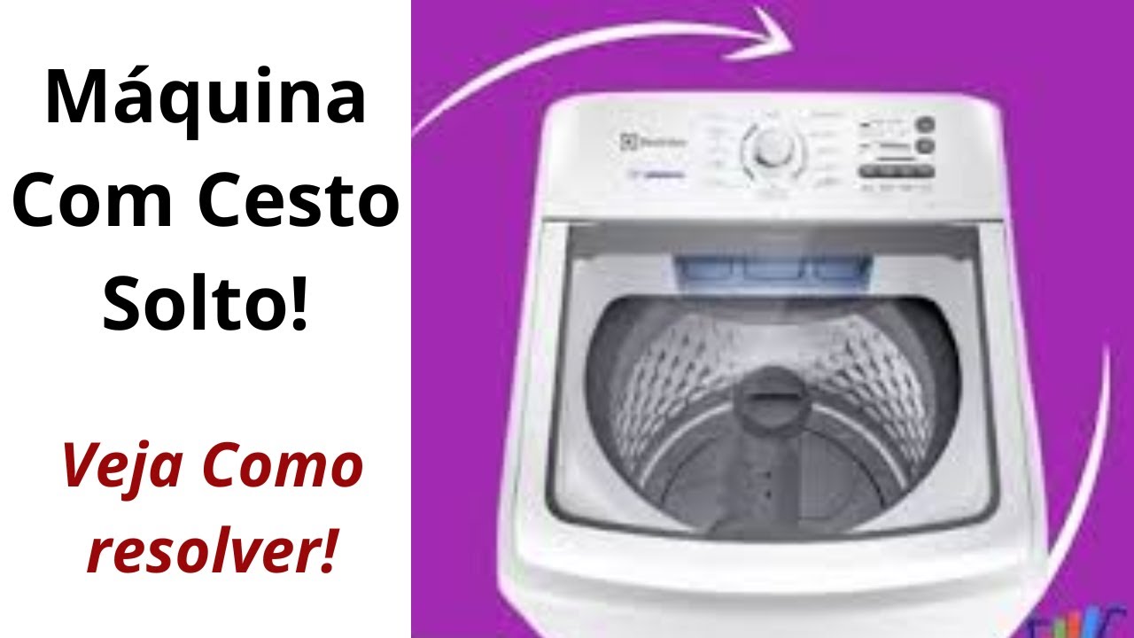 Máquina de Lavar Roupa com Cesto Solto e Não Centrifuga - YouTube