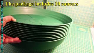 Hydrofarm HGS16P Green Premium Saucer, pack of 10 (product review)