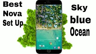 Best Nova Setep Sky Blue Ocean For Any Android Phones screenshot 1