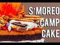 How To Make A SíMOREO CAMPFIRE CAKE! Chocolate cakes, frosting, SíMORES, and OREOS!
