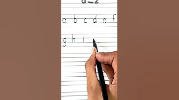 How To Write Small Letter Shorts Ytshorts Alphabetshorts Writingskills 