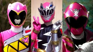 💞 MY TOP 10 SUPER SENTAI 💕PINK RANGERS 🎭 GIRLS