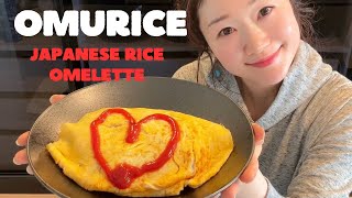 Meat Sauce and OMURICE (Japanese Rice Omelette) / EASY Japanese food recipe