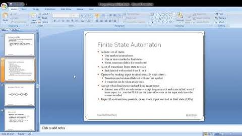 Lecture 4: Finite automaton as scanners
