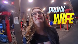 Drunk Wife Cheats on Her Husband with a Stranger While Kid is in the Car
