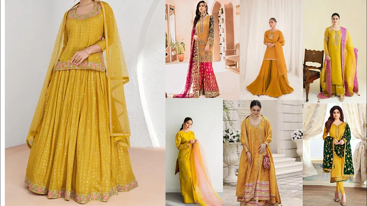 Bridal mehndi dresses |Mayon dresses designs |Trendy mehndi outfit 2025|Party wear dresses|dress