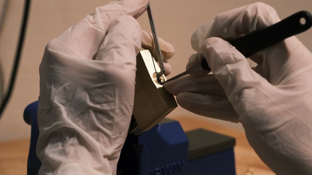 Master Lock 150 Picked (Orange Belt Lock)