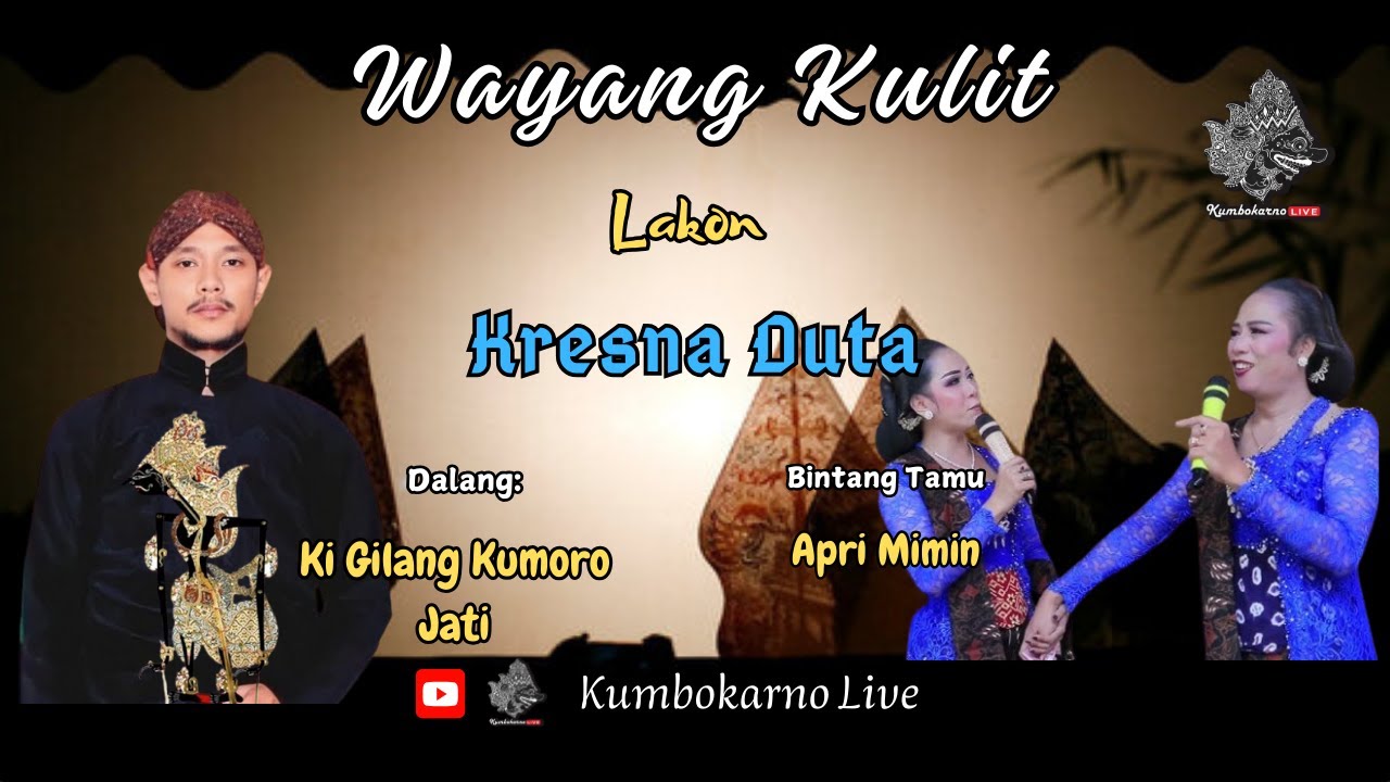 Wayang Kulit Gilang Thomas Kumoro Kresno Duta BT Apri Mimin Live LOGANDENG