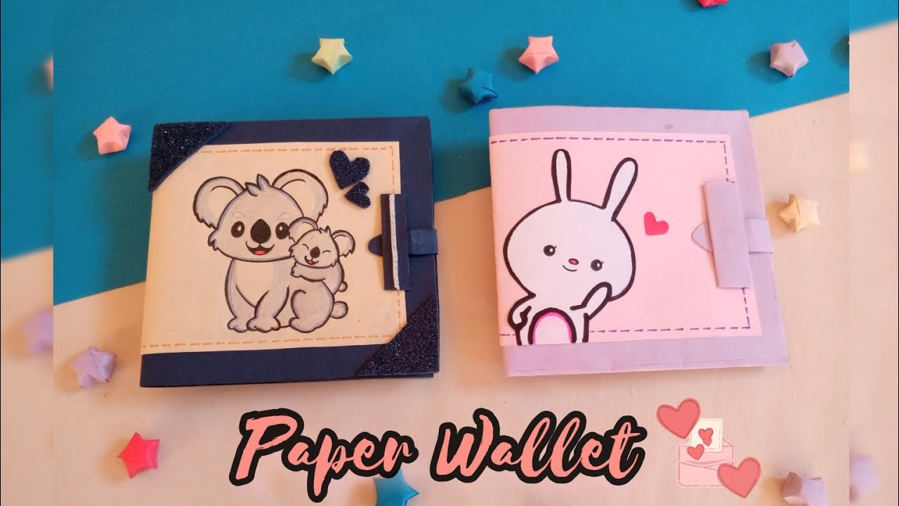 How to make paper wallet easy paper wallet Origami wallet DIY