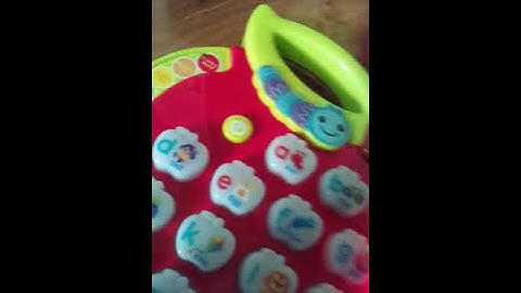 VTech alphabet apple off.