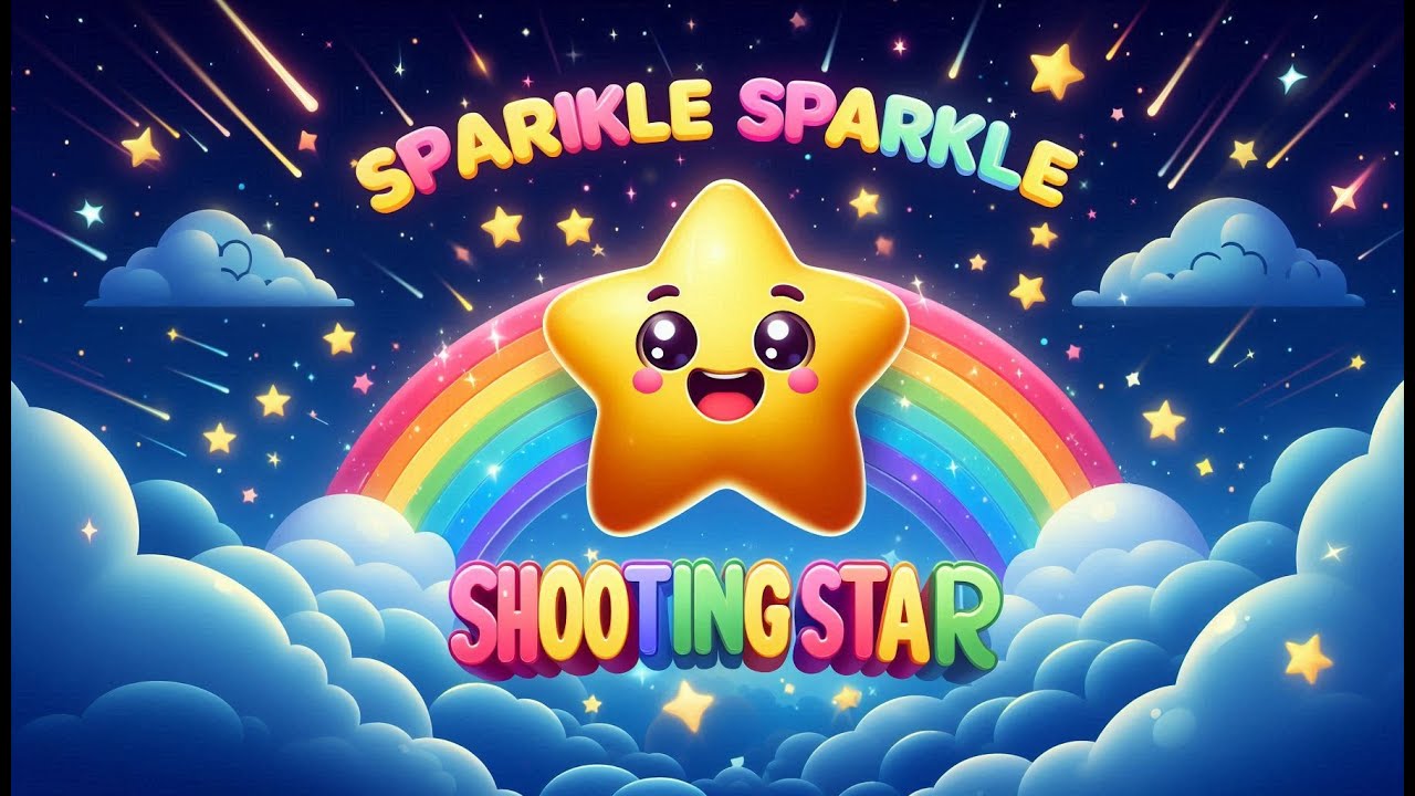 "Twinkle Twinkle Inspired Song ✨ | Soothing Sparkle Sparkle Shooting Star Lullaby"