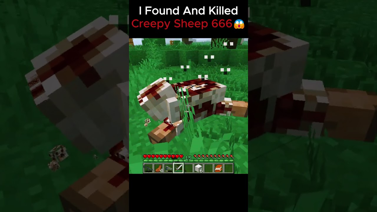 I Killed CREEPY SHEEP 666😰😱