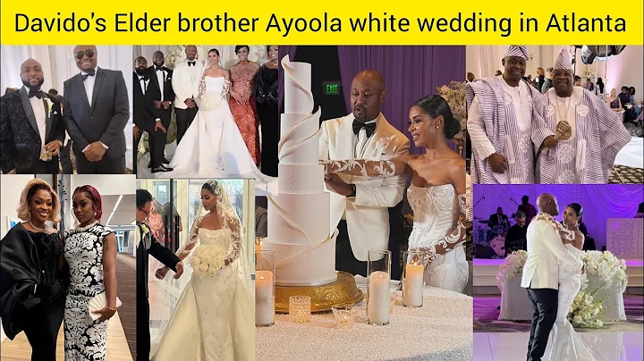 Davido's Elder brother Nicholas Ayoola Adeleke White wedding in Atlanta USA:Vows&Kîss the pride Vide