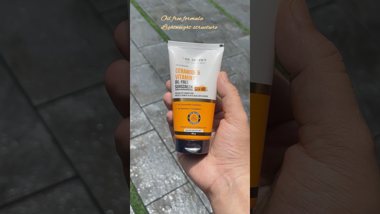 Dr.sheth’s oil free sunscreen☀️