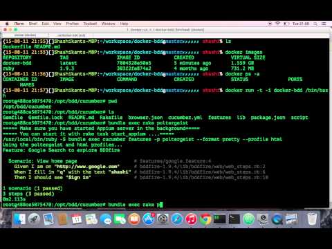 Dockerizing Cucumber-BDD and