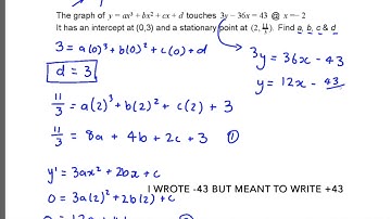 Differentiation w/ Simultaneous Equations
