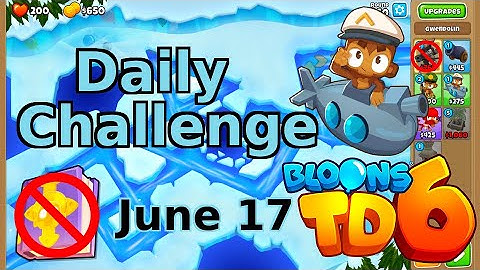 Bloons TD 6 Daily Challenge | Desafio Facil | No Hero No MK | June 17 2022