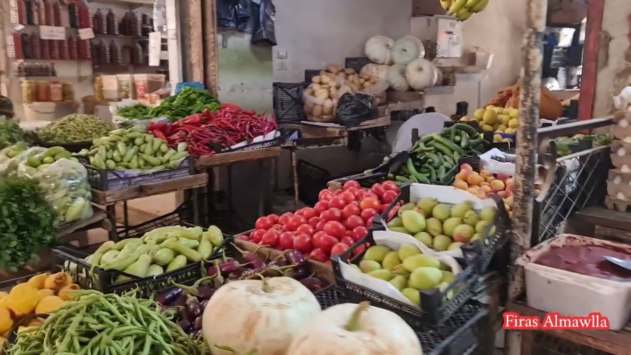 جولة سريعة في السوق المسقوف في مدينة #اعزاز في وقفة عيد الأضحى المبارك #سوريا #السعودية #عيد_الاضحى