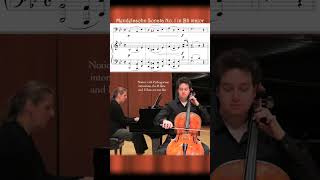 How do you play in tune with a piano?? #cello #piano #sonata #intonation