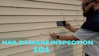 Hail Damage Inspection 101 | How To Properly Document Hail Damage For Insurance Companies #hail