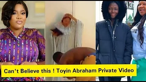 I Can't BELIEVE This Yoruba movie actress TOYIN Abraham After Her STEP DAUGHTER Video Her PRIVATELY