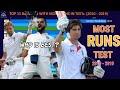 Most Runs in Test (2010 - 2019) | Top Test Run Scorers in 2010s | Most Test Runs in 10 Years | Kohli