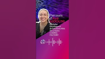 Aya, ingénieure logiciel chez Thalès et étudiante à la Coding Factory