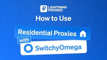 How to Use Residential Proxies with User:Pass on SwitchyOmega