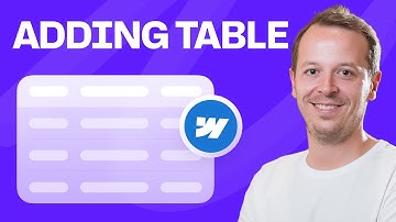 Adding table to Webflow CMS Blog