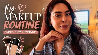 My Simple Everyday Makeup Routine | Glowy, Fresh & Easy ✨| Everyday basics - 1