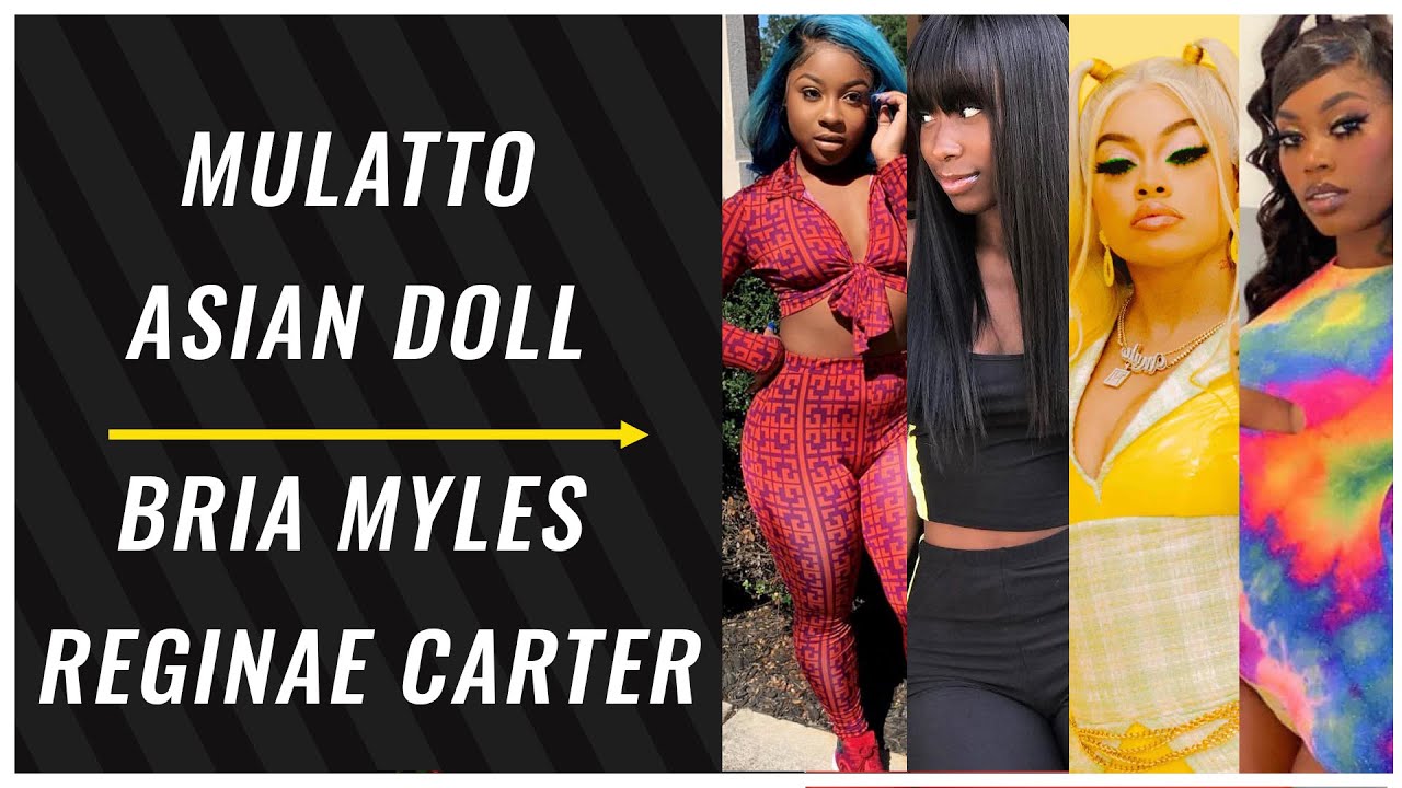 Reginae Carter, Mulatto, Bria Myles, and Asian Doll Twerk doing the Cry