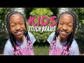 Kids Stitch Braids| Beading Tutorial| Dopeaxxpana