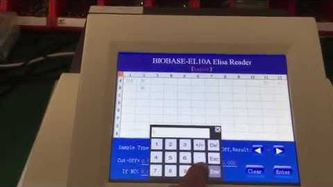 Elisa microplate reader Biobase EL10A introduction