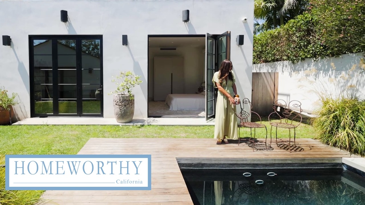 ЭКСКУРСИЯ ПО ДОМУ В ЛОС-АНДЖЕЛЕСЕ | Внутри тихого, светлого творческого убежища Теццы Бартон