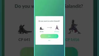 Hundo Female Salandit Hatched In Pokemon Go