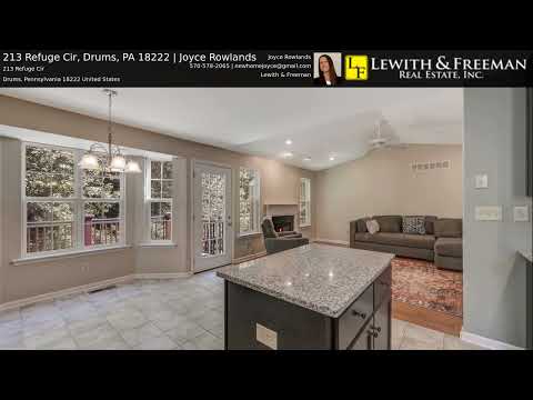 213 Refuge Cir, Drums, PA home video tour