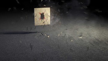 Houdini RND - Wood Bullet Hit