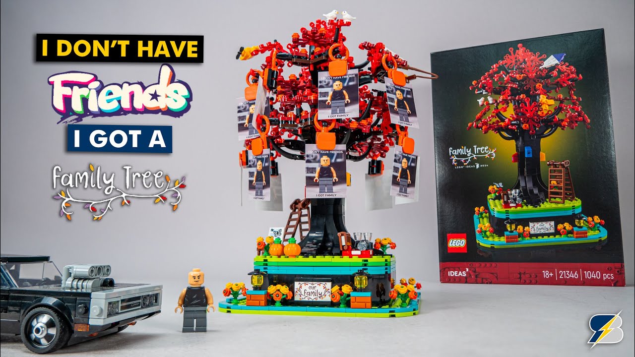 LEGO Ideas 21346 Family tree detailed building review feat
