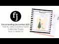 Documenting December 2021 | Felicity Jane Creative Team | Calendar Pages feat. FJ Bella Kit