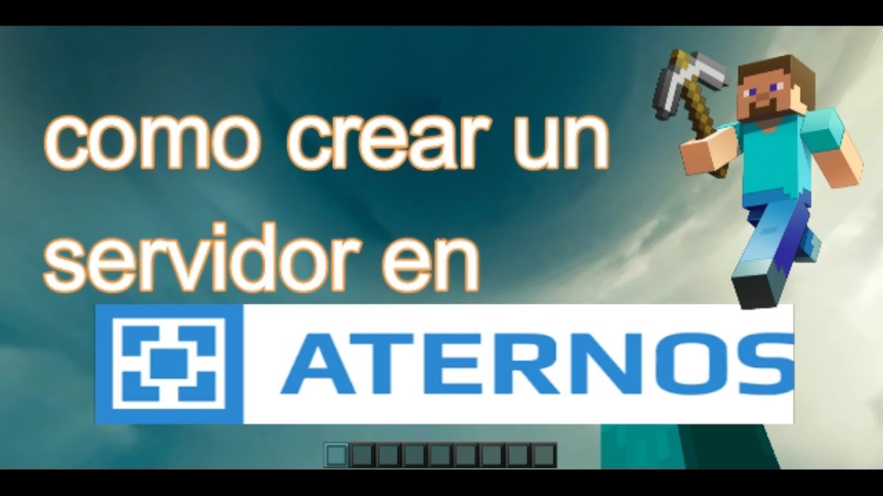 como crear un servidor en aternos para jugar con tus amigos - YouTube