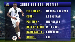 MBARGA NGANKOU 🔵 MIDFIELDER 🔵 AS SOLIMAN 🔵 BEST OF 2025/26 FHD